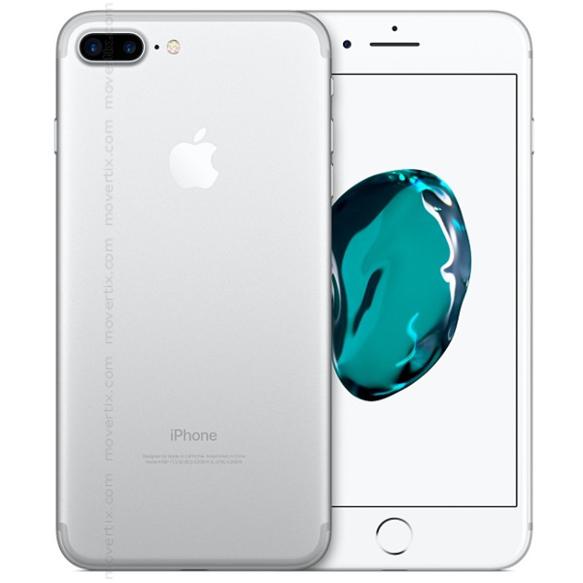 Apple iPhone 7 Plus Silver 128GB 0190198044082  Movertix Mobile Phones Shop
