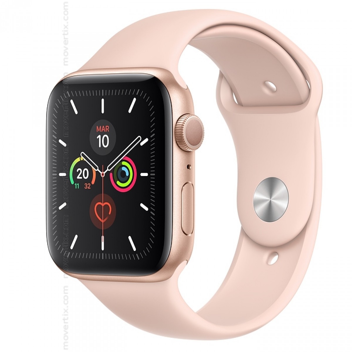 Apple Watch Series 5 (GPS) 44mm Gold mit Sportarmband ...