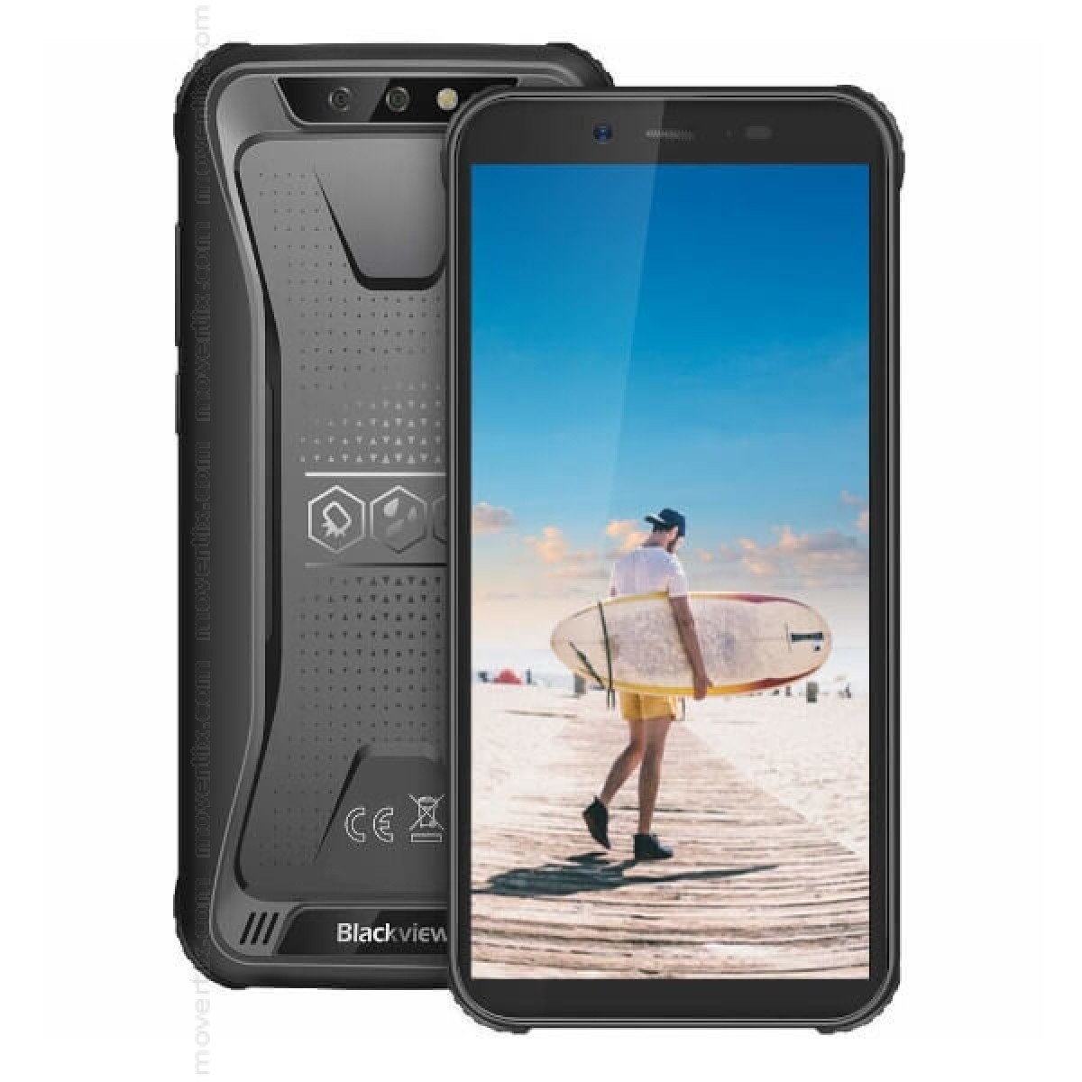 Blackview Bv5500 Pro Dual Sim Black 16gb And 3gb Ram 6931548305798 Movertix Mobile Phones Shop