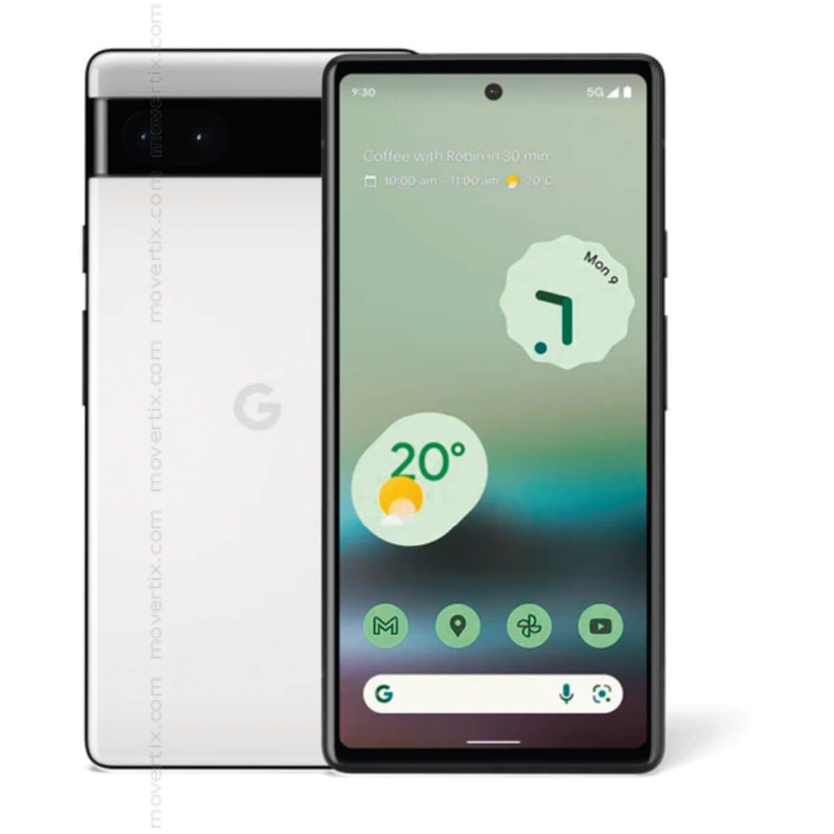 Google Pixel 6a 5G Chalk 128GB (810029934978) | Movertix Mobile Phones Shop