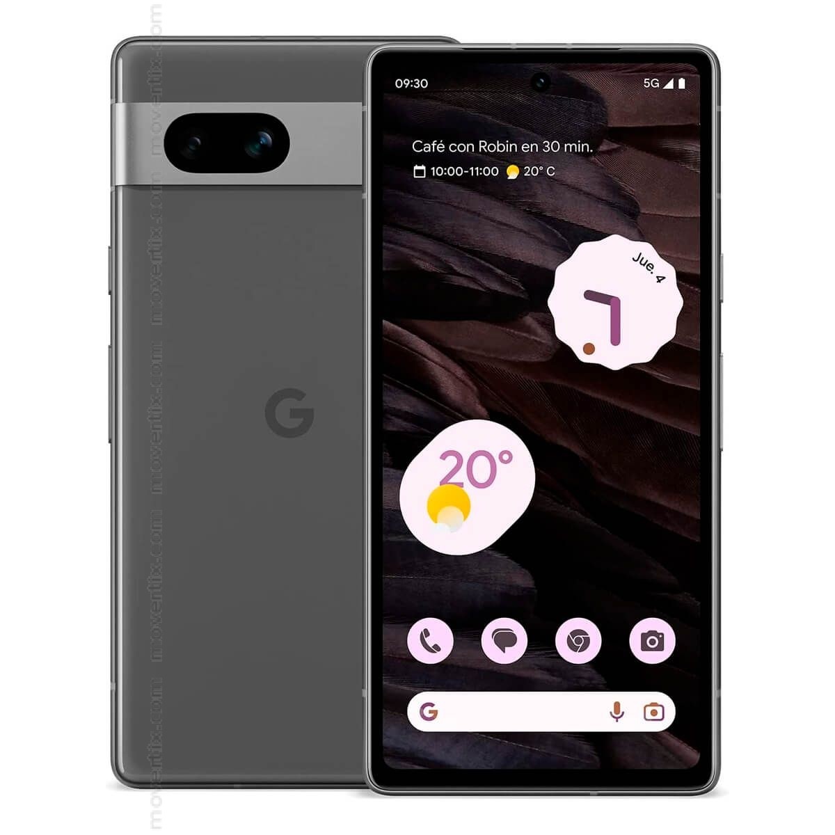 Google Pixel 7a 5G Charcoal 128GB (0840244700652) | Movertix 