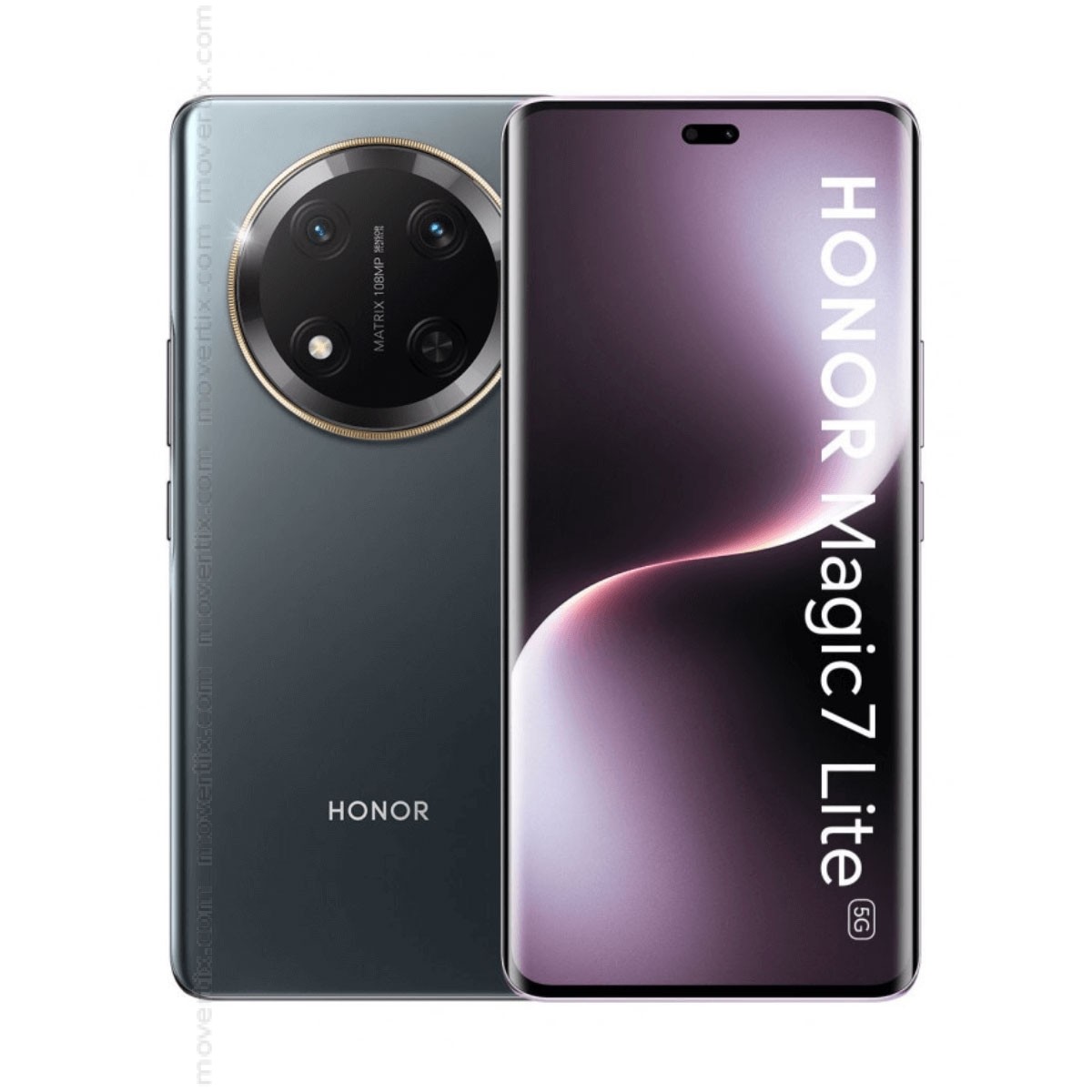 DEDUX Custodia Portafoglio Con Blocco RFID Per Honor Magic 7 Lite 5G / X9c. Pelle Sintetica Rossa, Con Slot Carte E Supporto Integrato. Magnetica.