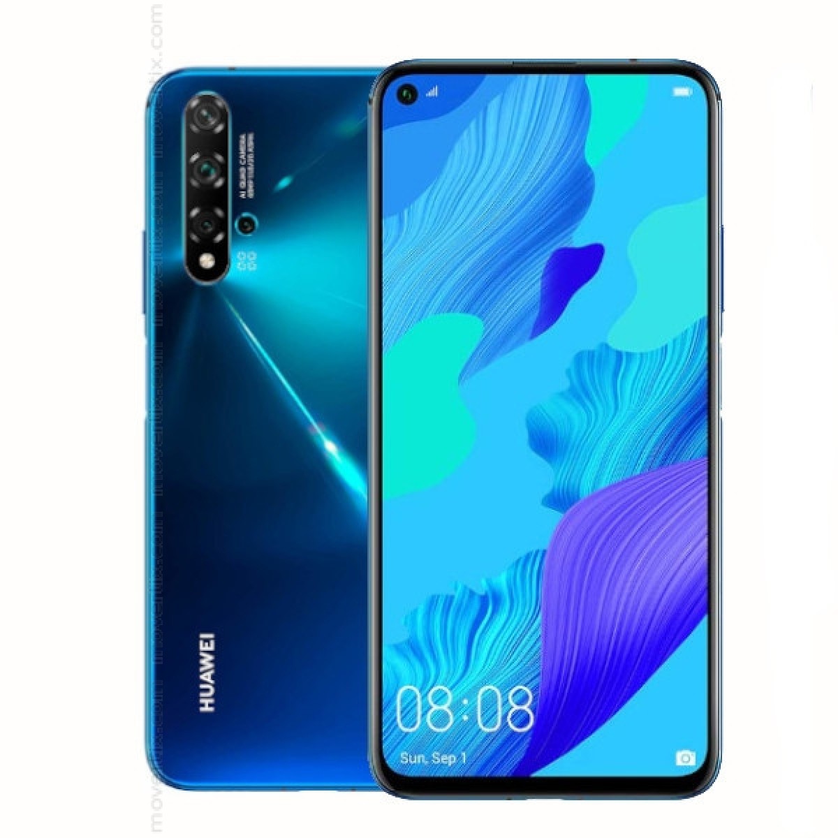 Huawei Nova 5T Dual SIM Crush Blue 128GB and 6GB RAM ...