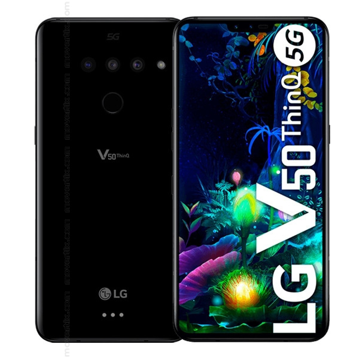 Lg V50 Thinq 5g New Aurora Black 128gb And 6gb Ram Lm