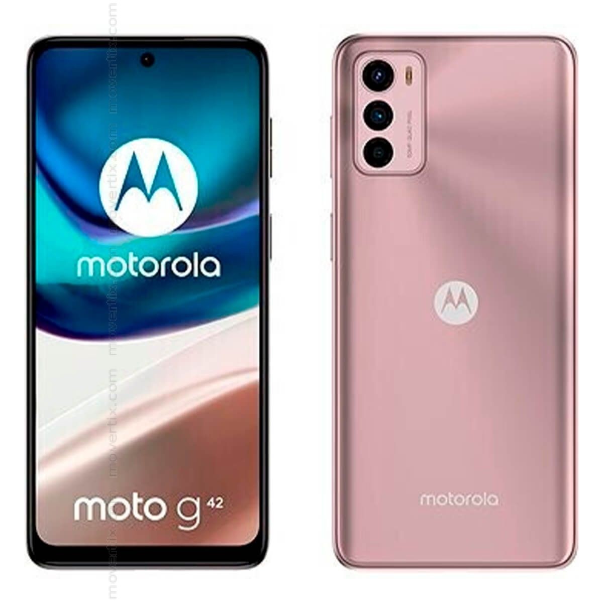 Motorola Moto G42 SIM Metallic Rosé 128GB and RAM (840023233661) | Movertix Mobile Phones Shop