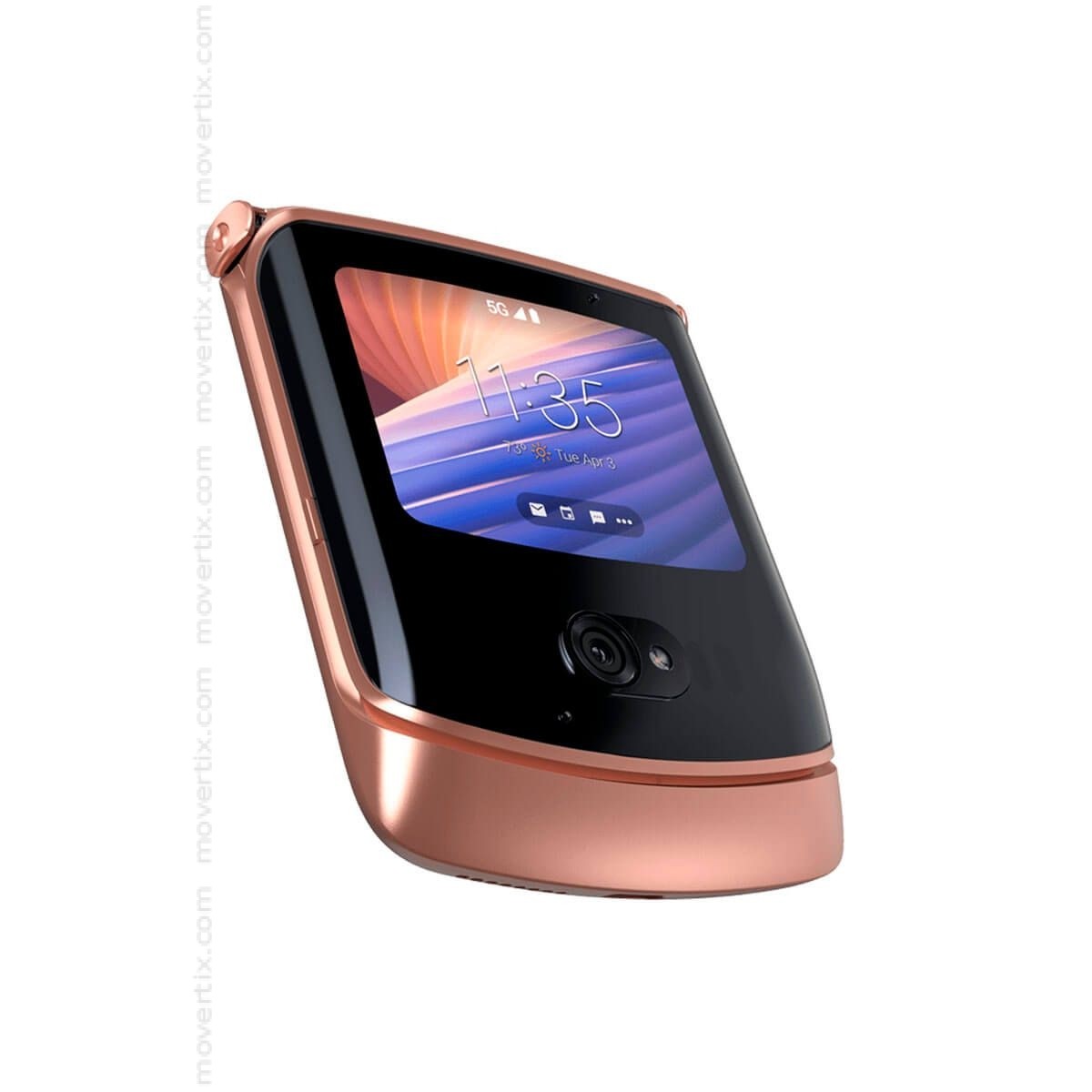 Motorola Razr 5G Dual SIM Blush Gold 256GB and 8GB RAM (840023210181) |  Movertix Mobile Phones Shop