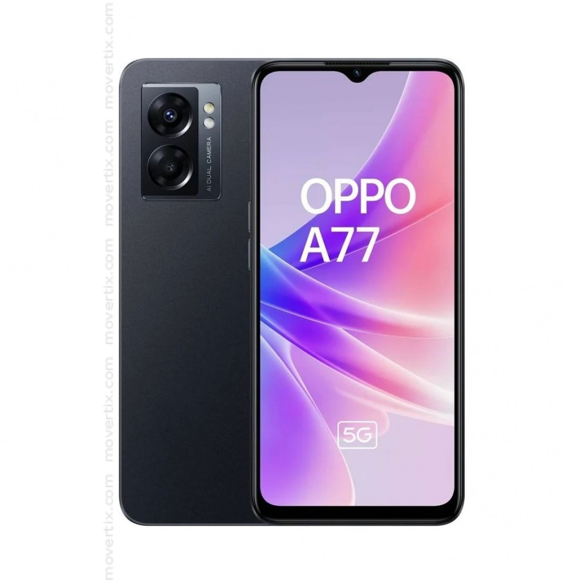 Oppo A77 5G Dual SIM Midnight Black 64GB and 4GB RAM