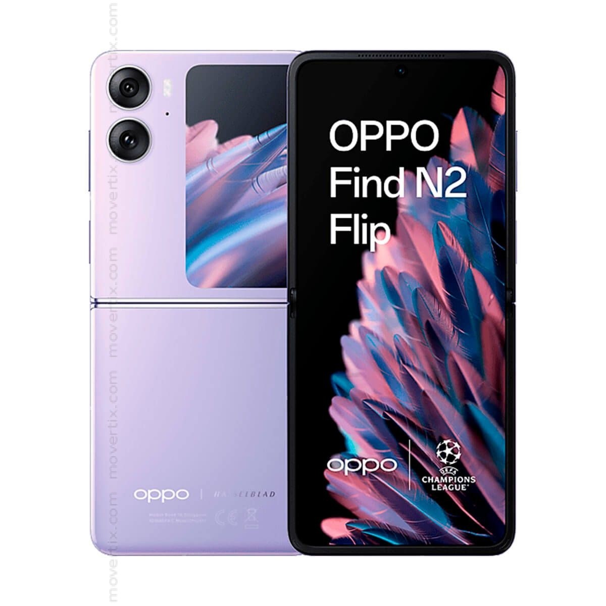 Oppo Find N2 Flip 5G Dual SIM Moonlit Purple 256GB and 8GB RAM (CPH2437)