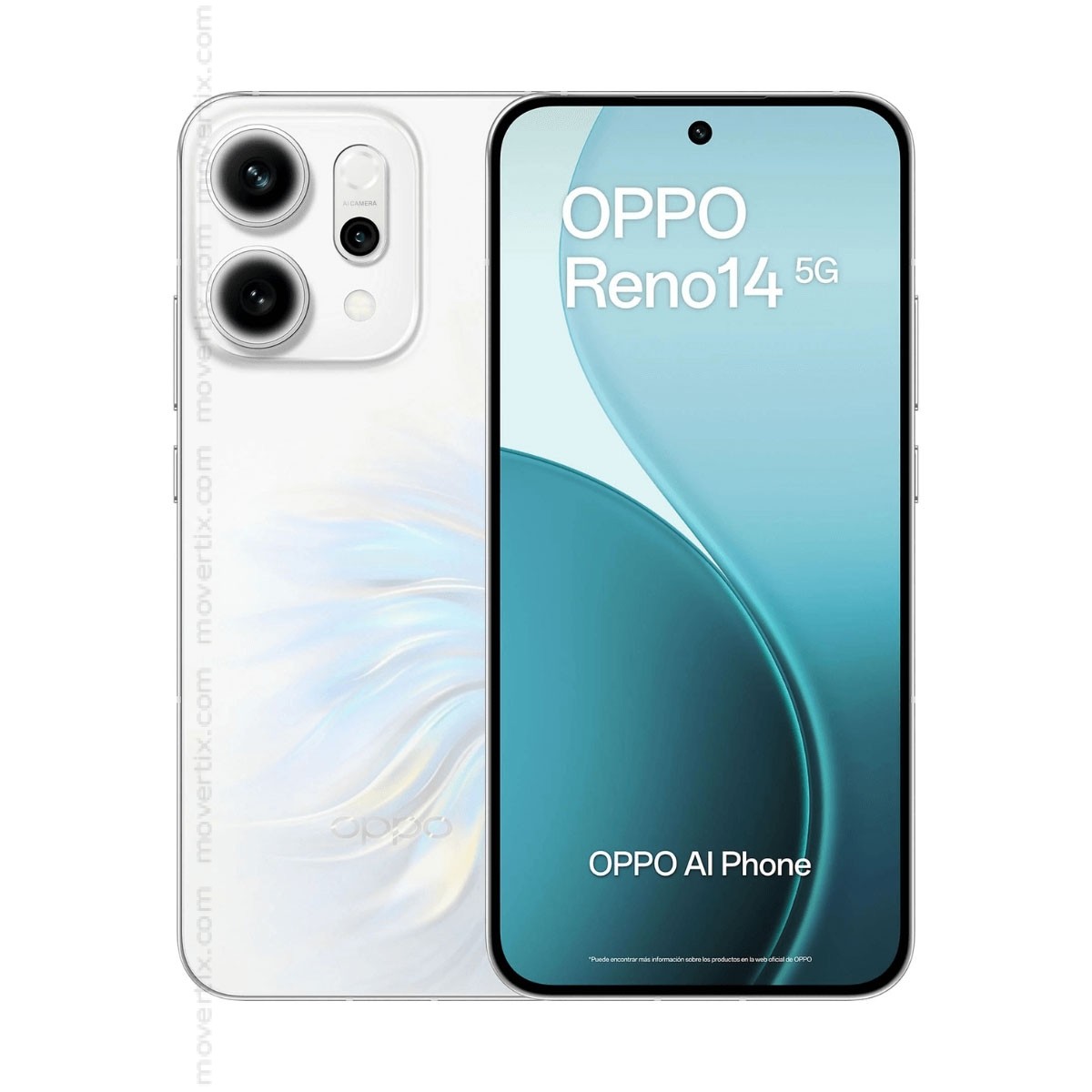 【Taku】OPPO Reno14 5G オパールホワイト 256GB Oppo Reno14 5G Dual SIM Opal White 256GB and 12GB RAM