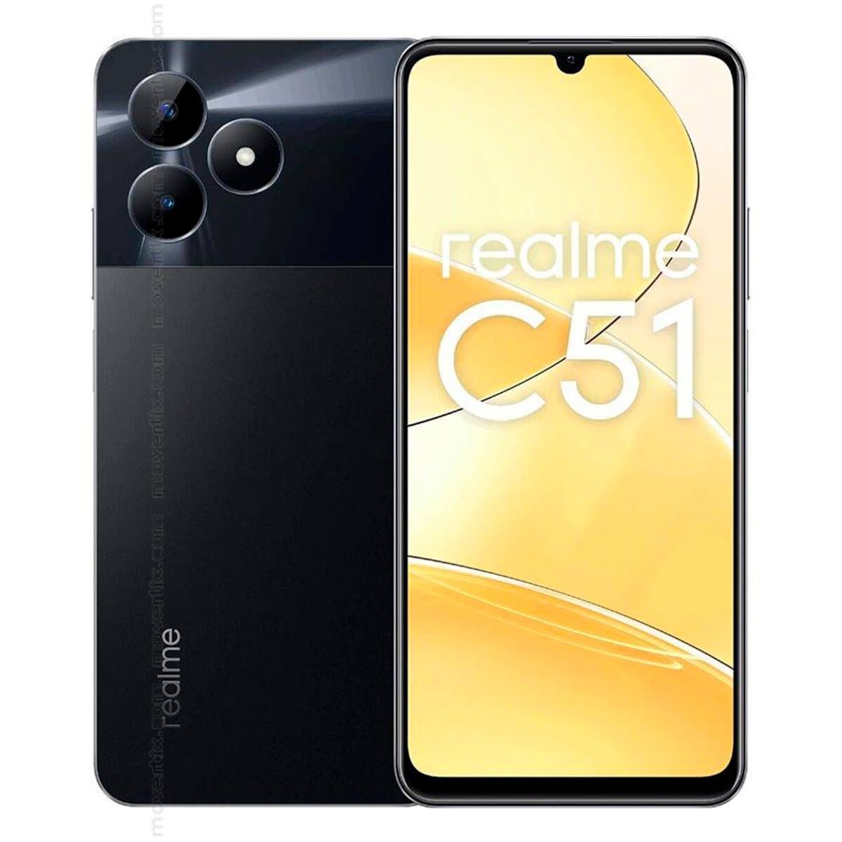 Realme C51 Dual SIM Preto de 256GB e 6GB RAM (6941764426054) | Movertix ...