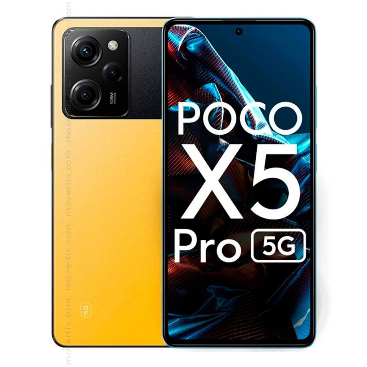 Xiaomi Poco X5 Pro 5G Dual SIM Yellow 128GB and 6GB RAM (6941812705423) |  Movertix Mobile Phones Shop