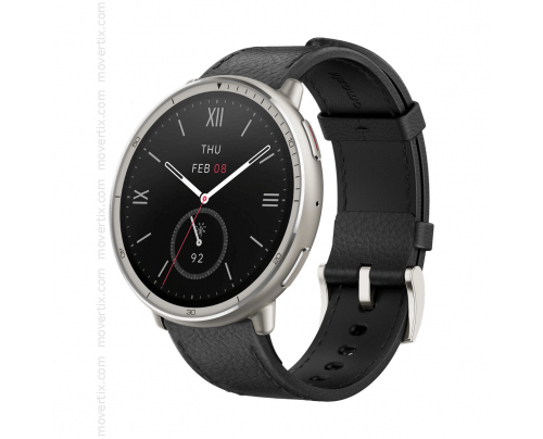 Amazfit Active 2 (Round) 44mm GPS Premium Version Black Leather