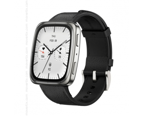 Amazfit Active 2 (Square) 43mm GPS Black Leather