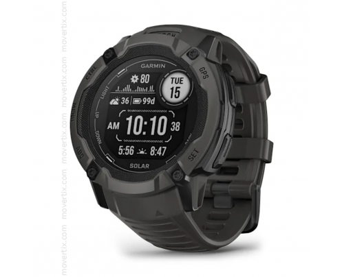 Garmin Instinct 2X Solar GPS 50mm Smartwatch Black (Graphite)
