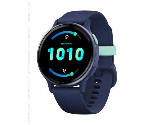 Garmin Vivoactive 5 GPS 42mm Blue Aluminum Bezel and Blue Silicone Strap