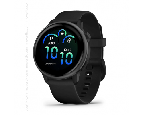 Garmin Vivoactive 6 GPS 42mm Black with Black Silicone Strap