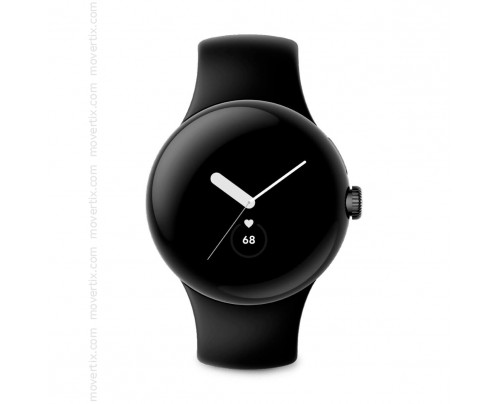 Google Pixel Watch LTE 41mm Matte Black and Obsidian Active band ...