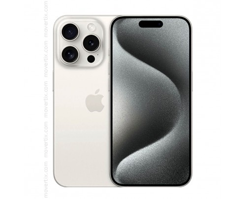 iPhone 15 Pro Max Titânio branco de 256GB
