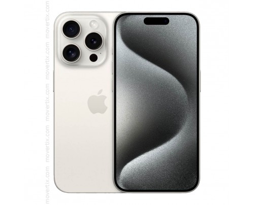 iPhone 15 Pro Titânio branco de 512GB