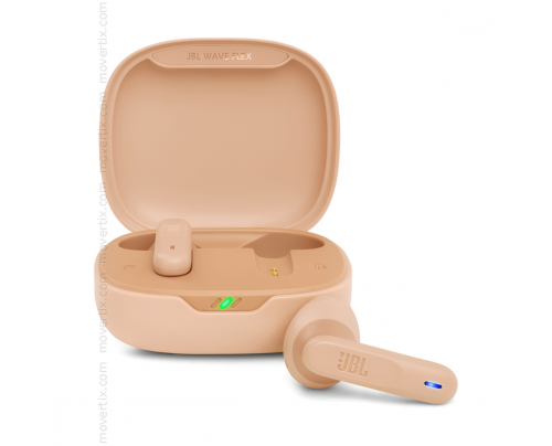 JBL Wave Flex Bluetooth Headphones Beige