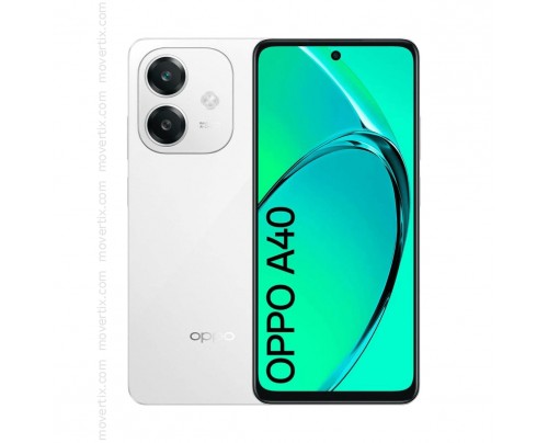 Oppo A40 Double SIM Blanc avec 128Go et 6Go RAM