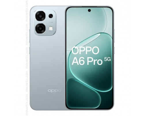 Oppo A6 Pro 5G Double SIM Argent avec 256Go et 8Go RAM
