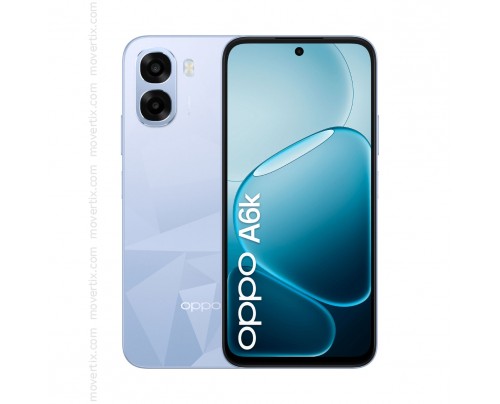 Oppo A6k 4G Double SIM Bleu Cristal avec 256Go et 4Go RAM