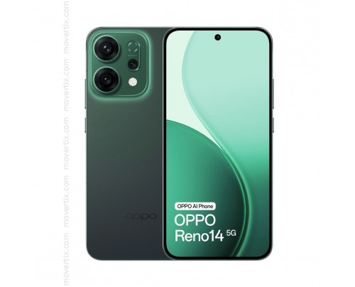 Oppo Reno14 5G Dual SIM in Verde da 256GB e 12GB RAM