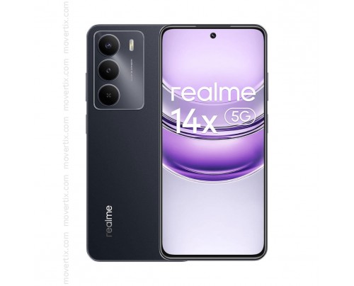 Realme 14x 5G Dual SIM in Schwarz mit 256GB und 8GB RAM