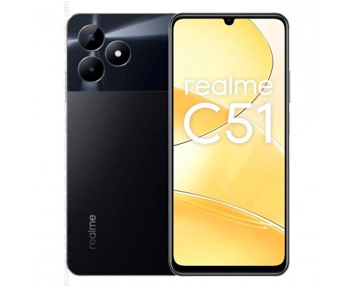 Realme C51 Dual SIM Preto de 256GB e 6GB RAM