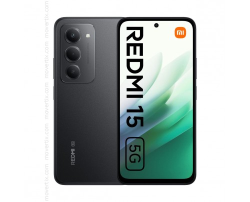 Redmi 15 5G Dual SIM Midnight Black 256GB and 8GB RAM