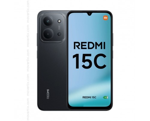 Redmi 15C Double SIM Noir avec 256Go et 8Go RAM