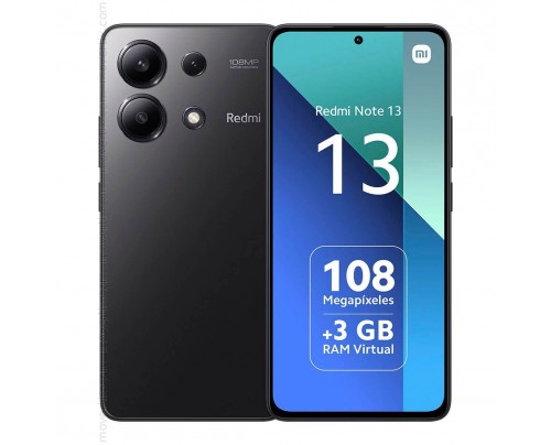 Redmi Note 13 Dual SIM Midnight Black 128GB and 6GB RAM