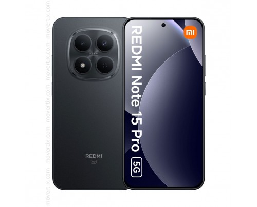 Redmi Note 15 Pro 5G Dual SIM in Schwarz mit 256GB und 8GB RAM