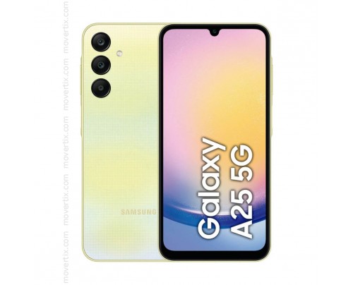 Samsung Galaxy A25 5G Double SIM Jaune avec 256Go et 8Go RAM (SM-A256B/DS)