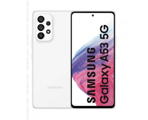 Samsung Galaxy A53 5G Double SIM Blanc avec 128Go et 6Go RAM (SM-A536B/DS)