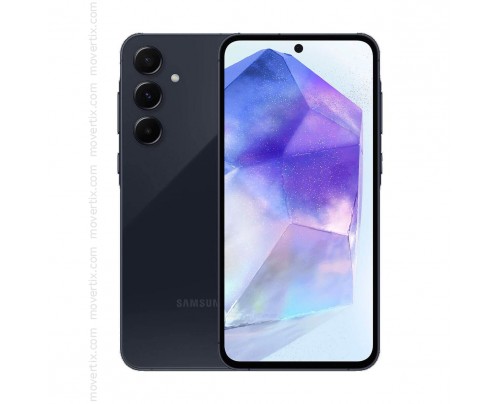 Samsung Galaxy A55 5G Double SIM Bleu nuit avec 128Go et 8Go RAM (SM-A556B/DS)