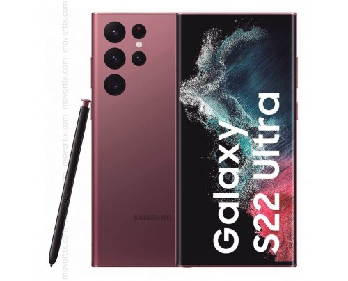 Samsung Galaxy S22 Ultra 5G in Burgundy da 256GB e 12GB RAM (SM-S908)