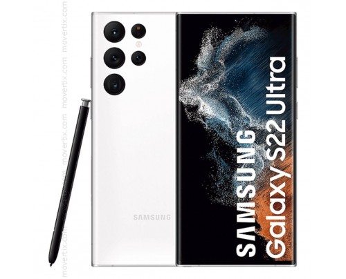 Samsung Galaxy S22 Ultra 5G in Bianco da 256GB e 12GB RAM (SM-S908)