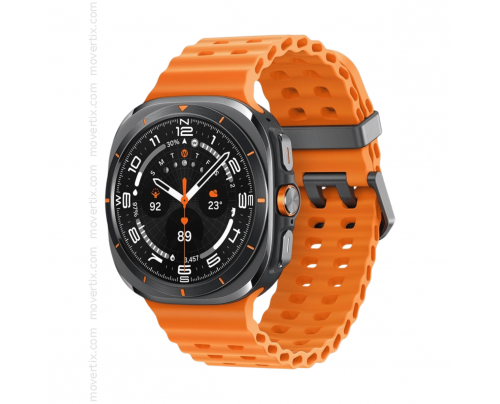 Samsung Galaxy Watch Ultra (2025) 47mm LTE Grey and Marine Band Orange Strap (L705)