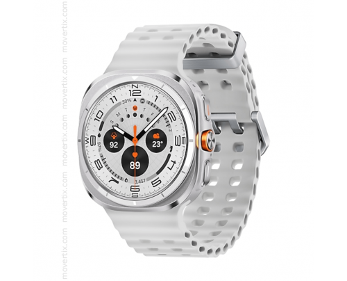 Samsung Galaxy Watch Ultra 2025 LTE 47mm White (Titanium White) and Marine Band White Strap L705