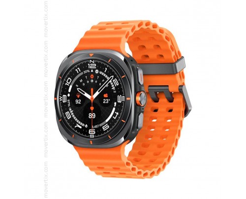 Samsung Galaxy Watch Ultra 4G 47mm Gray (Titanium Gray) and Marine Band Orange Strap L705