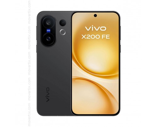 Vivo X200 FE 5G Dual SIM Black Luxe 512GB and 12GB RAM