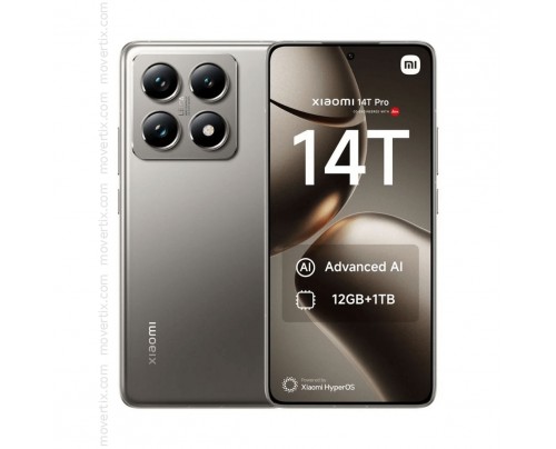 Xiaomi 14T Pro 5G Double SIM Gris titane avec 1To et 12Go RAM