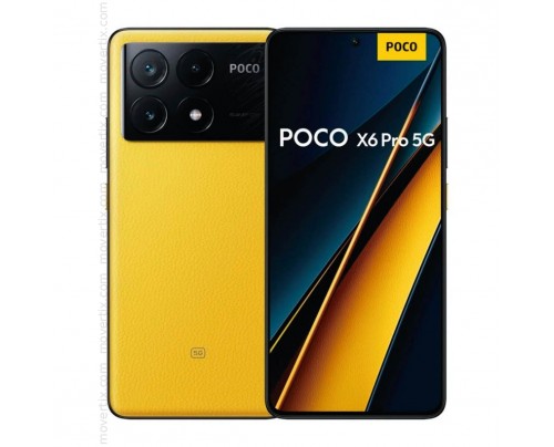 Xiaomi Poco X6 Pro 5G Dual SIM Yellow 256GB and 8GB RAM (6941812757758 ...