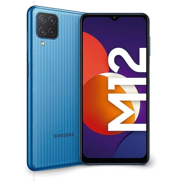 Samsung Galaxy M12 Dual Sim In Blau Mit 128gb Und 4gb Ram Sm M127f Movertix Handy Shop