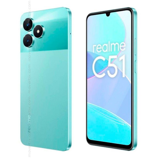 Realme C51 Dual SIM Verde de 256GB e 6GB RAM (6941764426061) | Movertix ...