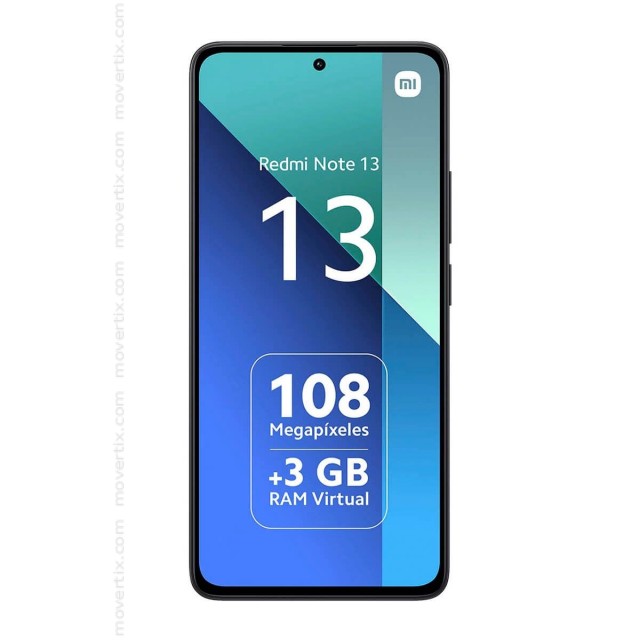 携帯電話本体 Redmi Note 13 Midnight Black 6GB/128GB Redmi Note 13 Dual SIM Midnight Black 128GB and 6GB RAM