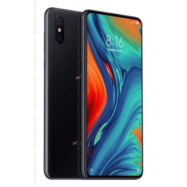 Xiaomi Mi Mix 3 5G Black 128GB and 6GB RAM (6941059624189) | Movertix  Mobile Phones Shop