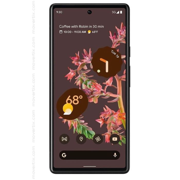 Google Pixel 6 5G Stormy Black 128GB (0810029930451) | Movertix Mobile  Phones Shop